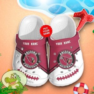 Arizona Cardinals Crocs Custom Name Edition Clog Shoes