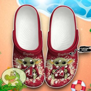 Arizona Diamondbacks Baby Yoda Crocs Custom Name Edition Classic Clogs Shoes