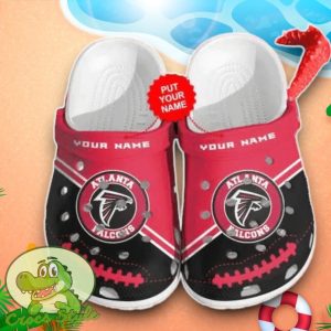 Atlanta Falcons Crocs Custom Name Edition Clog Shoes