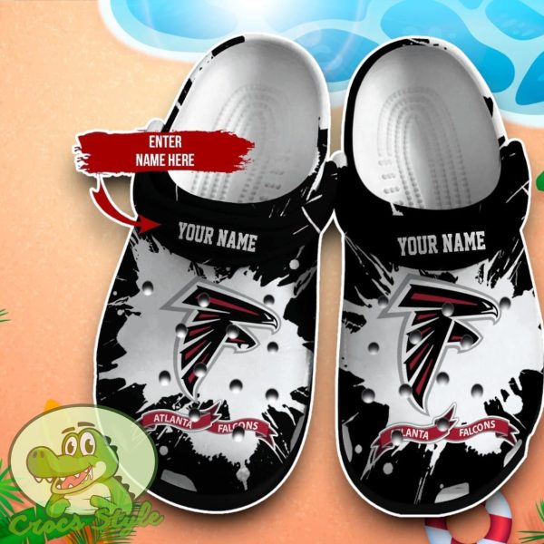 Atlanta Falcons Crocs Custom Name Edition Clog Shoes For Men Women