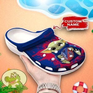 Baby Yoda Buffalo Bills Crocs Custom Name Edition Clog Shoes