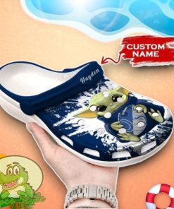 Baby Yoda Indianapolis Colts Crocs Custom Name Edition Clog Shoes Product Photo 1