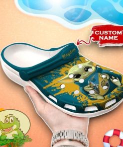 Baby Yoda Jacksonville Jaguars Crocs Custom Name Edition Clog Shoes Product Photo 1