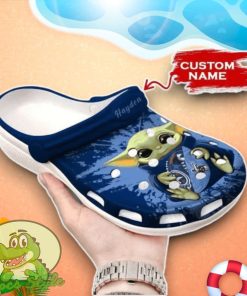 Baby Yoda Tennessee Titans Crocs Custom Name Edition Clog Shoes Product Photo 1