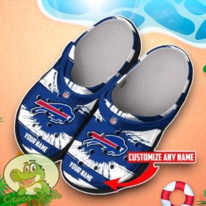 Buffalo Bills Crocs Custom Name Edition Clog Shoes