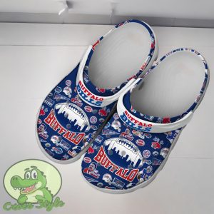 Buffalo Bills NFL Sport Crocs Clogs Shoes Comfortable For Men Women Product Photo 4