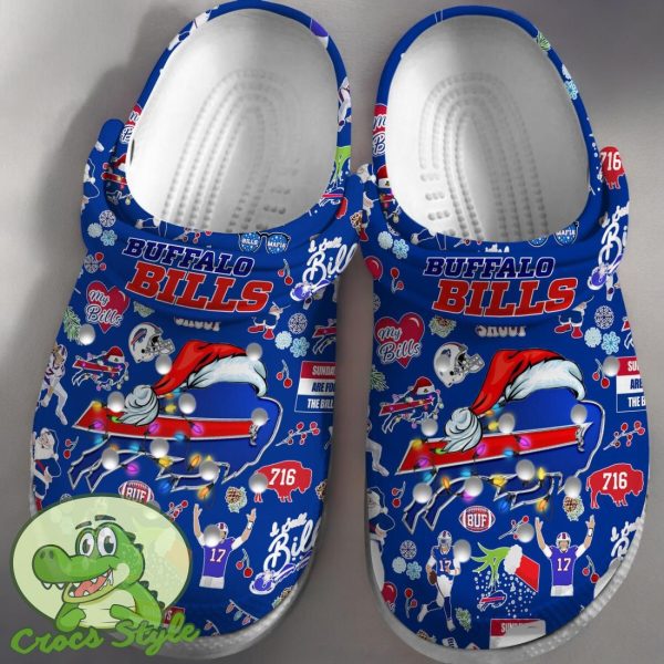 Buffalo Bills NFL Sport Crocs Clogs Shoes Comfortable For Men Women