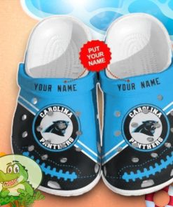 Carolina Panther Crocs Custom Name Edition Clogs Product Photo 1