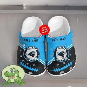 Carolina Panthers Custom NameCustom For Nfl Fans Clog Shoes