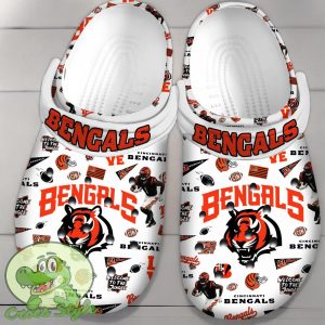 Cincinnati Bengals NFL Sport Crocs Clogs Shoes Comfortable For Men Women Product Photo 4