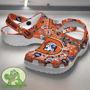 Denver Broncos NFL Sport Crocs Clogs Shoes Comfortable For Men Women Product Photo 2