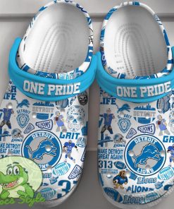 Detroit Lions NFL Sport Crocs Clogs Shoes Comfortable For Men Women Product Photo 1