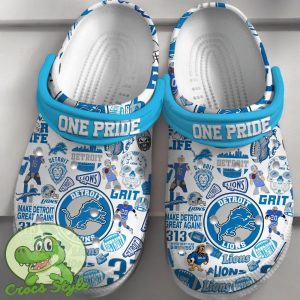 Detroit Lions NFL Sport Crocs Clogs Shoes Comfortable For Men Women