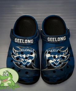 Geelong Football Club Crocs Classic Clog Shoes For Fans Product Photo 2
