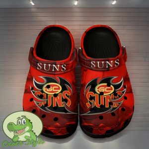 Gold Coast Suns Crocs Classic Clog Shoes For Fans Product Photo 2