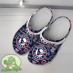 Houston Texans NFL Sport Crocs Clogs Shoes Comfortable For Men Women Product Photo 2