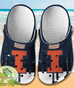Illinois Fighting Illini Crocs New Design Best Choice For Fans Product Photo 1