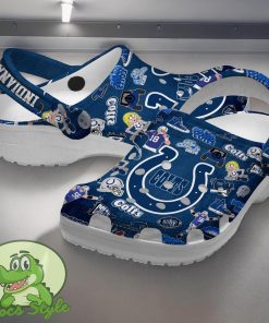 Indianapolis Colts NFL Sport Crocs Clogs Shoes Comfortable For Men Women Product Photo 2