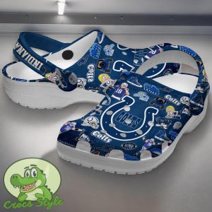 Indianapolis Colts NFL Sport Crocs Clogs Shoes Comfortable For Men Women Product Photo 2