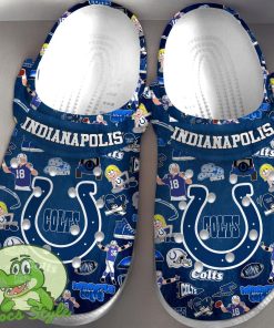 Indianapolis Colts NFL Sport Crocs Clogs Shoes Comfortable For Men Women Product Photo 1