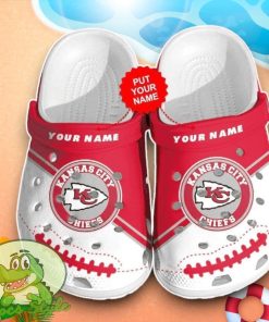 Kansas City Chiefs Crocs Custom Name Edition Clog Shoes Product Photo 1