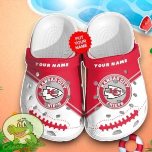 Kansas City Chiefs Crocs Custom Name Edition Clog Shoes