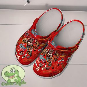 Kansas City Chiefs NFL Crocs Clogs Shoes Comfortable For Men Women Product Photo 3