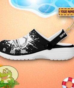Lexus Logo Black And White Painting Crocs Custom Name Edition Classic Clogs Shoes Product Photo 3