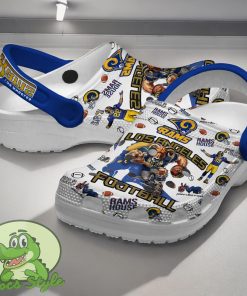 Los Angeles Rams NFL Sport Crocs Clogs Shoes Comfortable For Men Women 2 Los Angeles Rams NFL Sport Crocs Clogs Shoes Comfortable For Men Women Product Photo 3