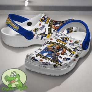 Los Angeles Rams NFL Sport Crocs Clogs Shoes Comfortable For Men Women Product Photo 3