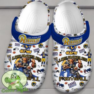 Los Angeles Rams NFL Sport Crocs Clogs Shoes Comfortable For Men Women Product Photo 4