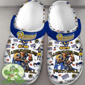 Los Angeles Rams NFL Sport Crocs Clogs Shoes Comfortable For Men Women