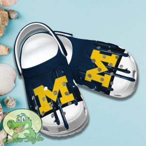 Michigan Wolverines Crocs New Design Best Choice For Fans Product Photo 3