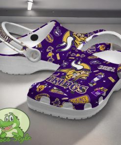 Minnesota Vikings NFL Sport Crocs Clogs Shoes Comfortable For Men Women 2 Minnesota Vikings NFL Sport Crocs Clogs Shoes Comfortable For Men Women Product Photo 3