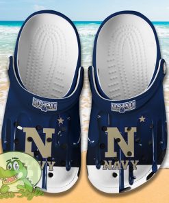 Navy Midshipmen Crocs New Design Best Choice For Fans Product Photo 1