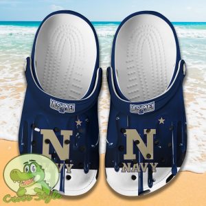 Navy Midshipmen Crocs New Design Best Choice For Fans