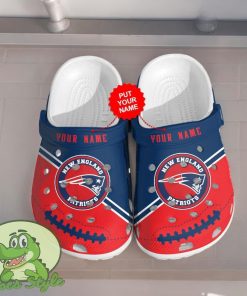 New England Patriots Custom Name For Nfl Fans Clog Shoes Product Photo 1