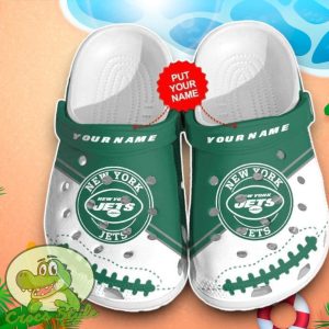 New York Jets Crocs Custom Name Edition Clog Shoes Gift For Fans