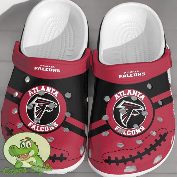 NFL Atlanta Falcons Football Crocs Clogs Shoes Comfortable For Men Women