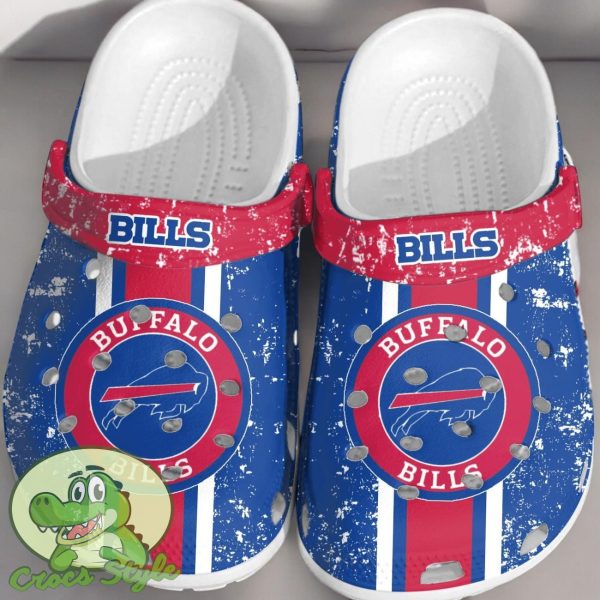 NFL Buffalo Bills Football Crocs Shoes Comfortable Clogs For Fans