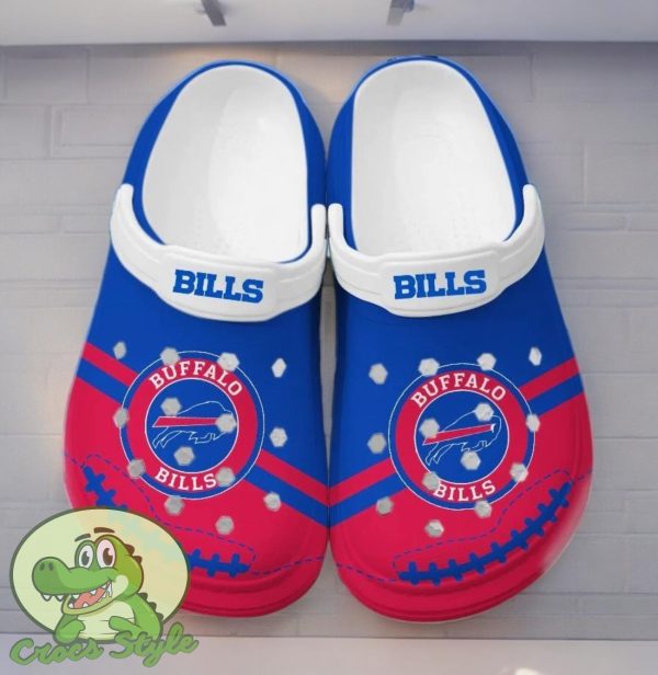 NFL Buffalo Bills Football Crocs Shoes Comfortable Clogs For Men Women