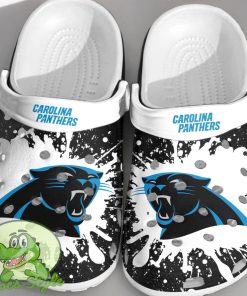 NFL Carolina Panthers Football Crocs Comfortable Clogs Shoes For Men Women Product Photo 1