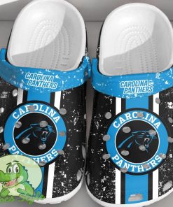 NFL Carolina Panthers Football Crocs Comfortable Shoes Clogs For Fans Product Photo 1