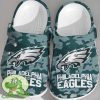 NFL Philadelphia Eagles Football Crocs Comfortable Shoes Clogs For Men Women