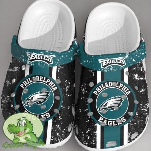 NFL Philadelphia Eagles Football Crocs Shoes Clogs Comfortable For Men Women