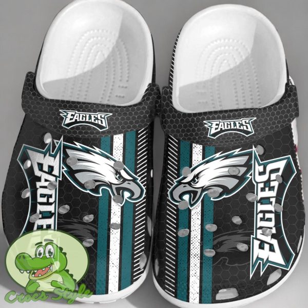 NFL Philadelphia Eagles Football Crocs Shoes Comfortable Clogs For Men Women