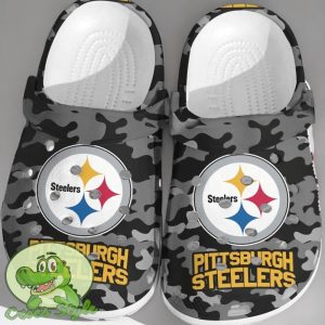 NFL Pittsburgh Steelers Football Crocs Comfortable Shoes Clogs For Men Women