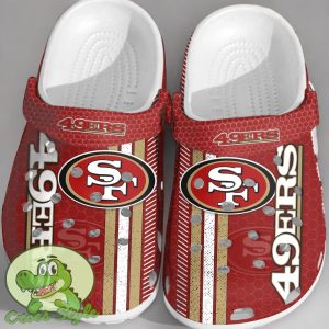 NFL San Francisco 49ers Crocs Shoes Clogs Comfortable For Men Women