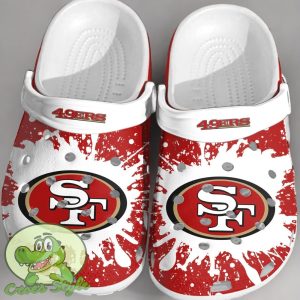 NFL San Francisco 49ers Football Clogs Crocs Shoes Comfortable For Men Women