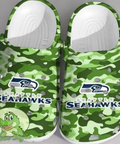 NFL Seattle Seahawks Crocs Clogs Shoes Comfortable Product Photo 1